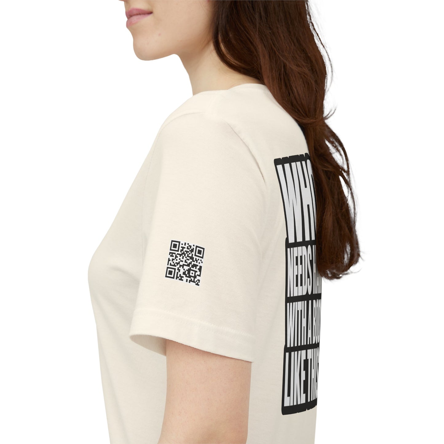 Who Needs Hair With a Body Like This? – Funny Gym Graphic Tee