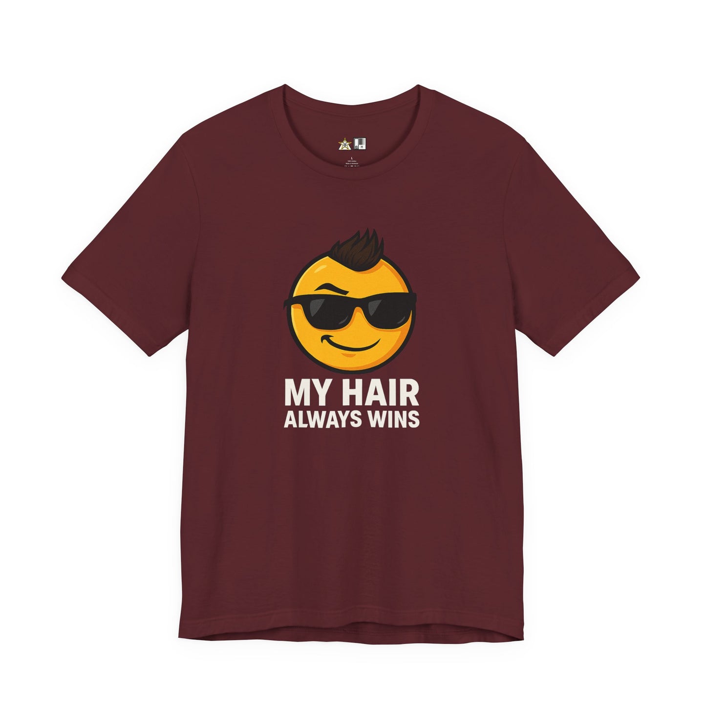 Hair Always Wins Attitude Tee – Unisex Streetwear Graphic Tee
