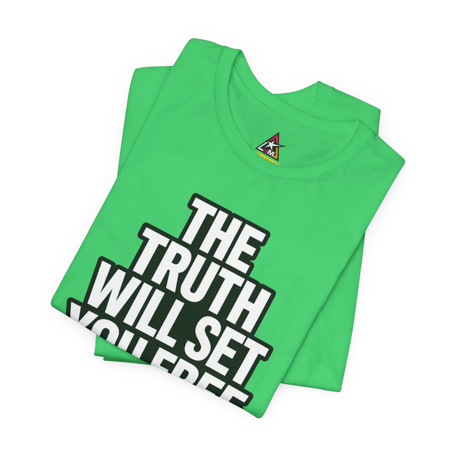 The Truth Will Set You Free Graphic T-Shirt | John 8:32 Bible Verse Tee | Christian Streetwear