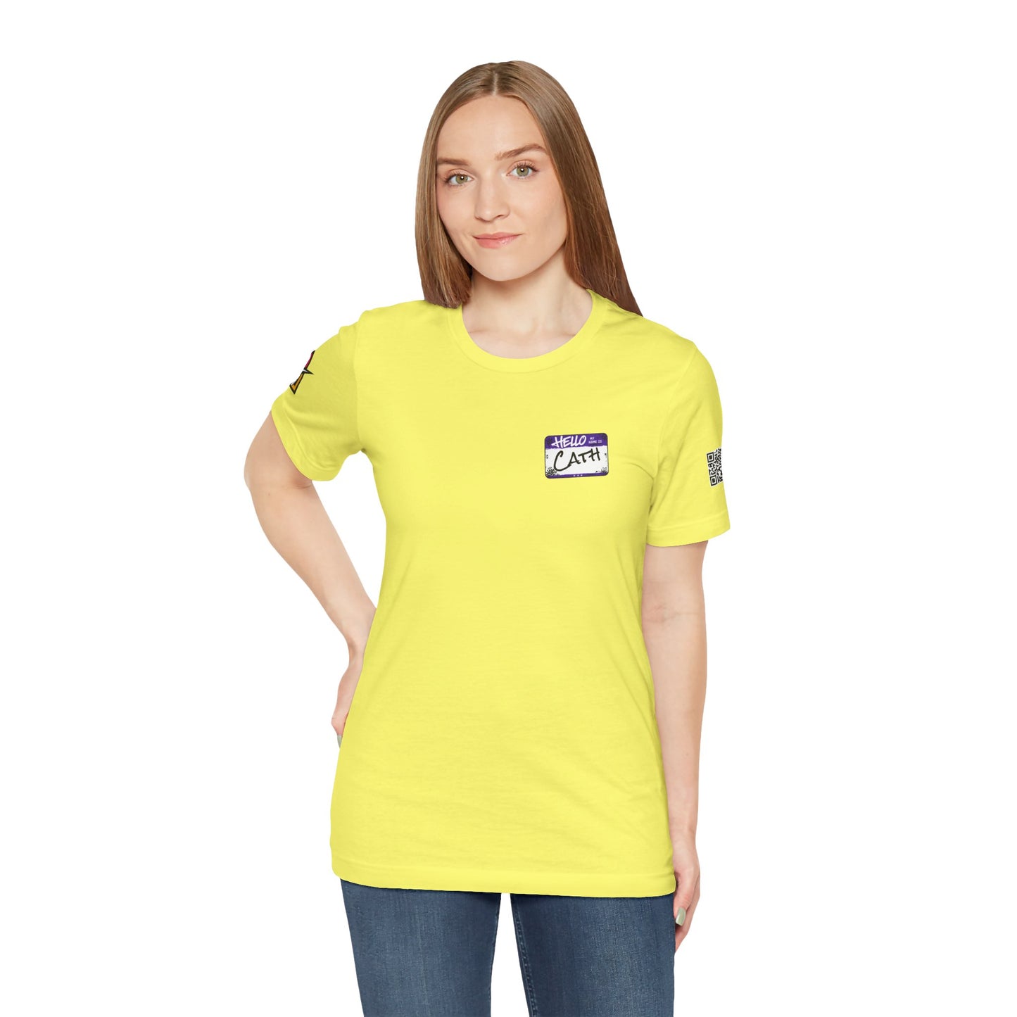 Custom Name Tag – Personalized Streetwear Graphic Tee