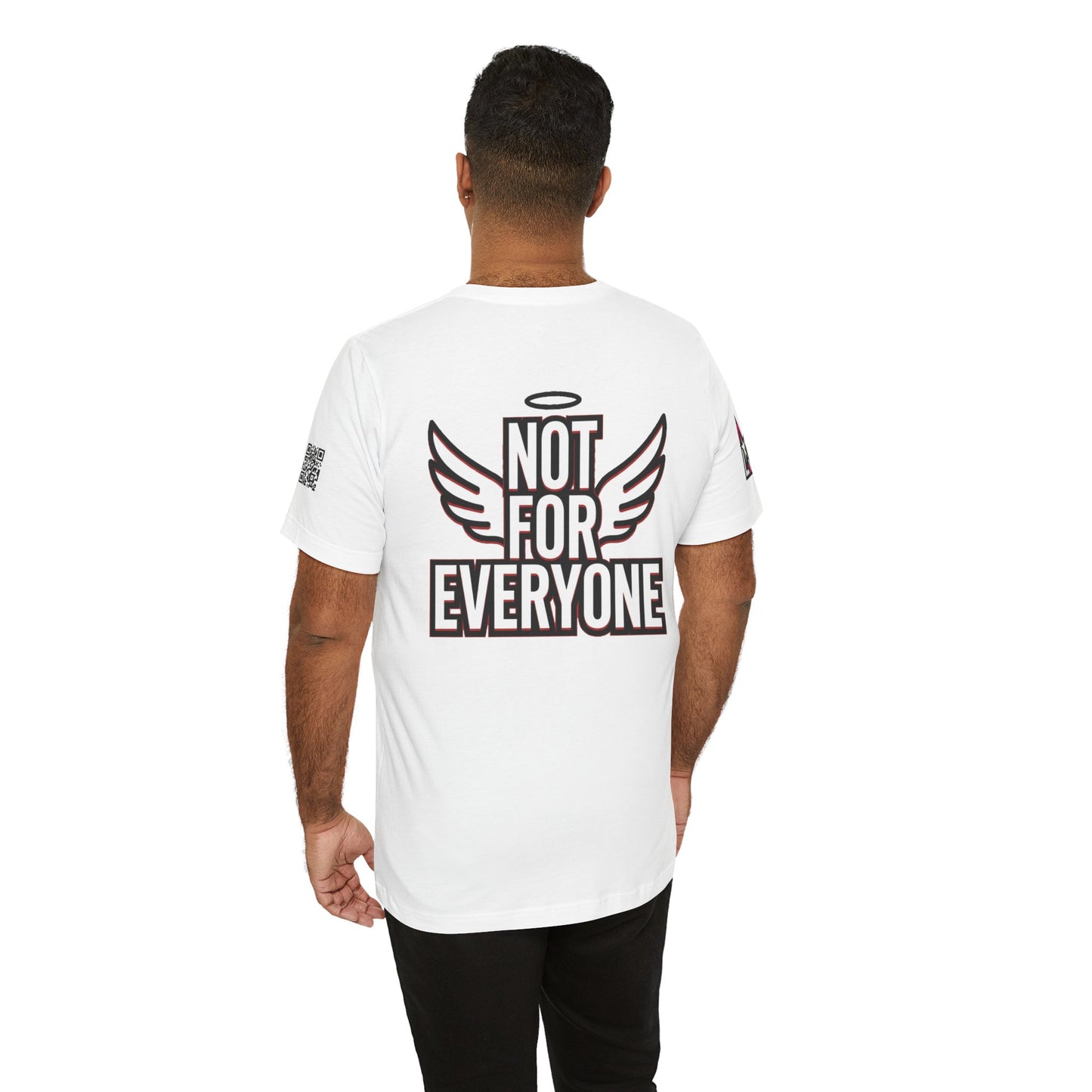NOT FOR EVERYONE Graphic T-Shirt | Angel Wings Statement Tee | Bold Streetwear Shirt | Unisex Graphic Tee