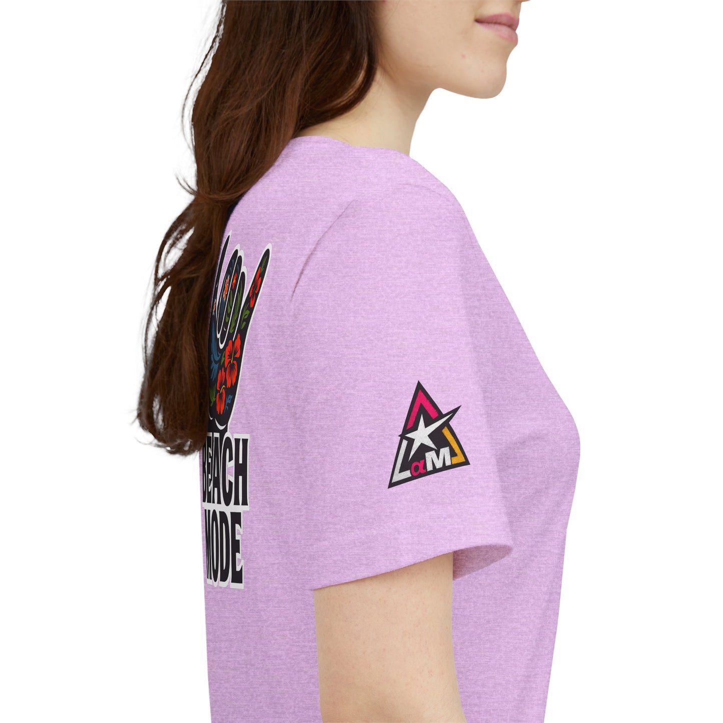 Beach Mode Graphic T-Shirt | Shaka Hand Tropical Tee | Summer Streetwear