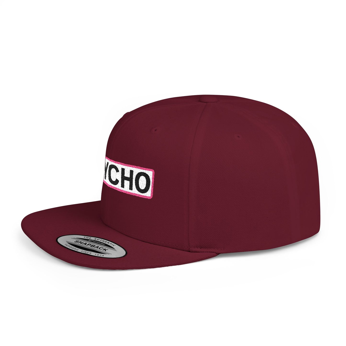 PSYCHO Embroidered Snapback Hat | Funny Statement Cap | Bold Streetwear Flat Bill | Conversation Starter Gift
