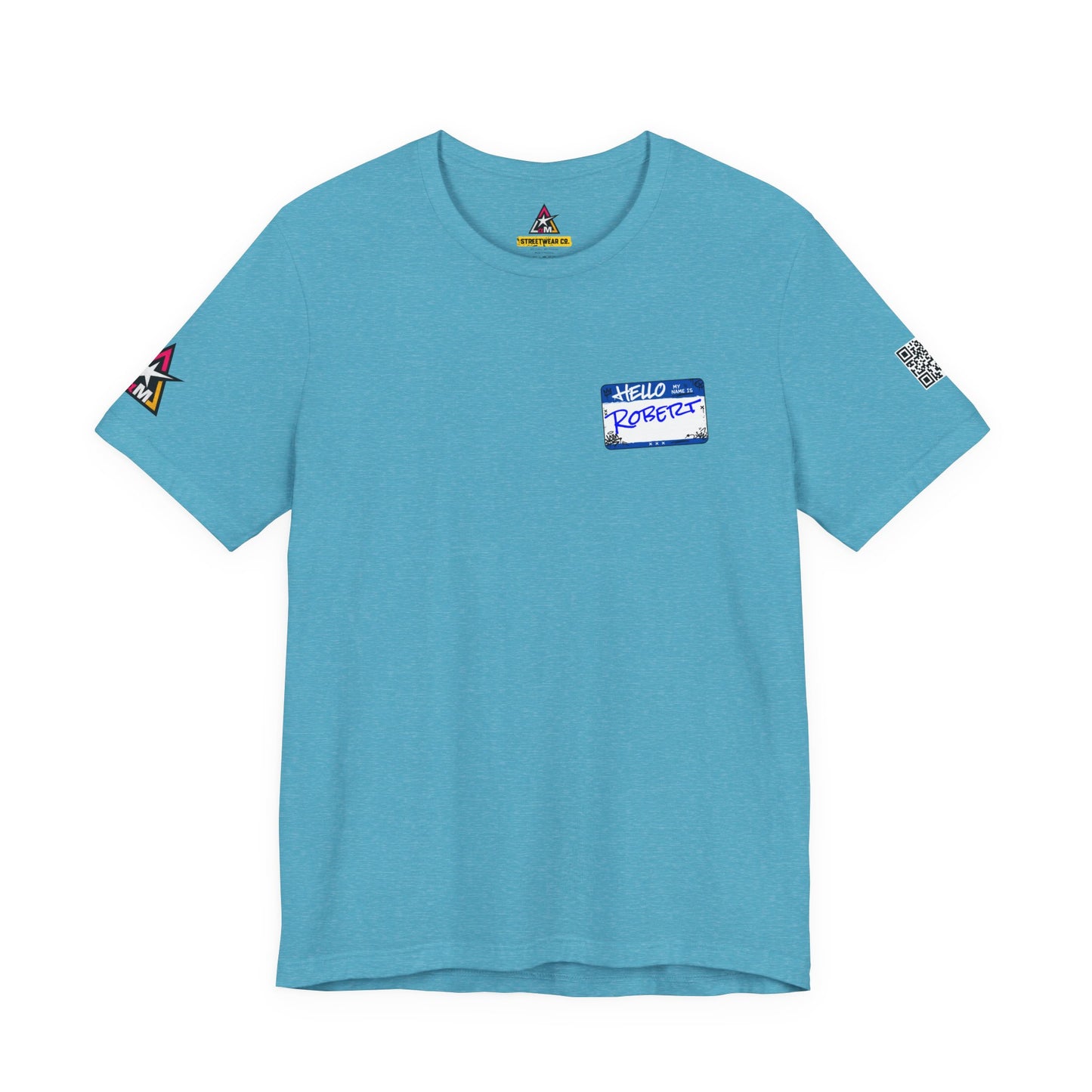 Custom Name Tag – Personalized Streetwear Graphic Tee