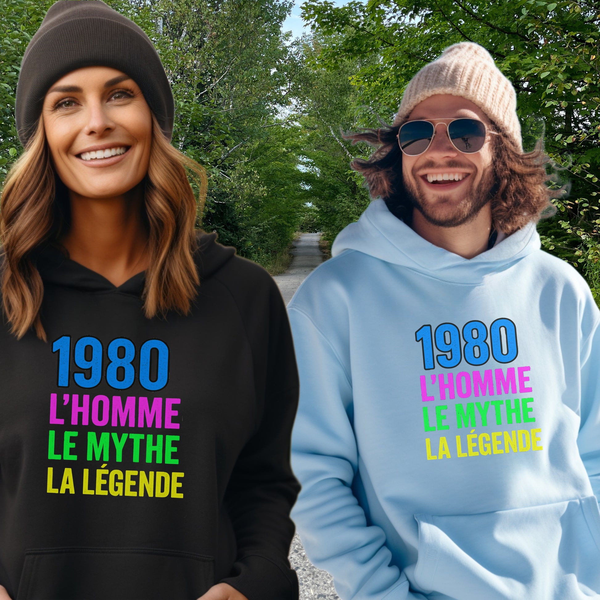 1980 L'homme Le Mythe La Legende Hoodie Product