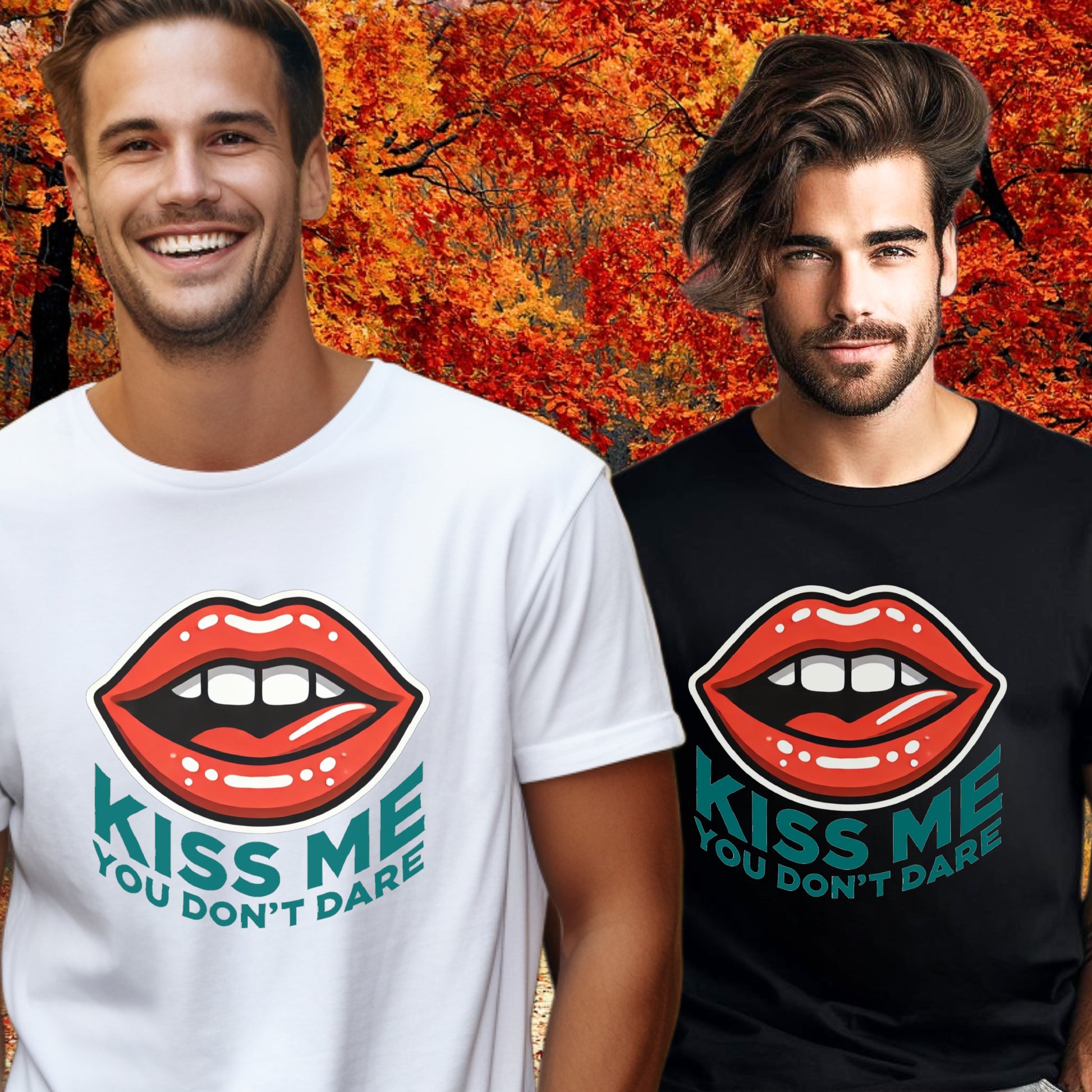 Kiss Me You Don't Dare Graphic T-Shirt product type
