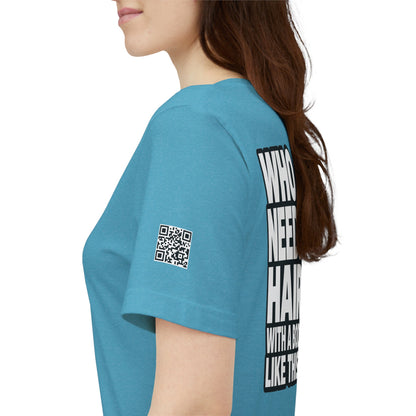Who Needs Hair With a Body Like This? – Funny Bald Guy Graphic Tee