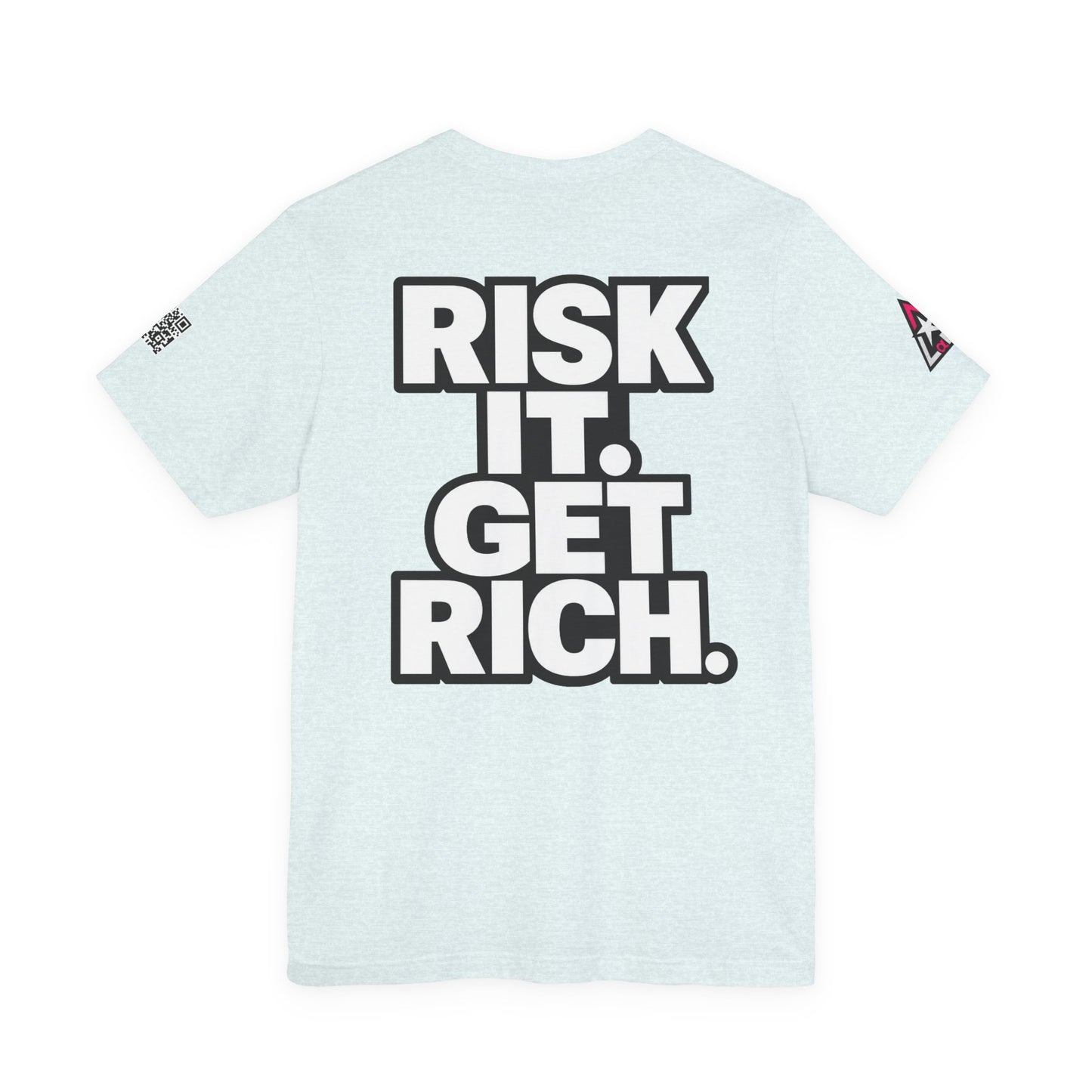 Risk It. Get Rich. – Bold Motivational Graphic Tee