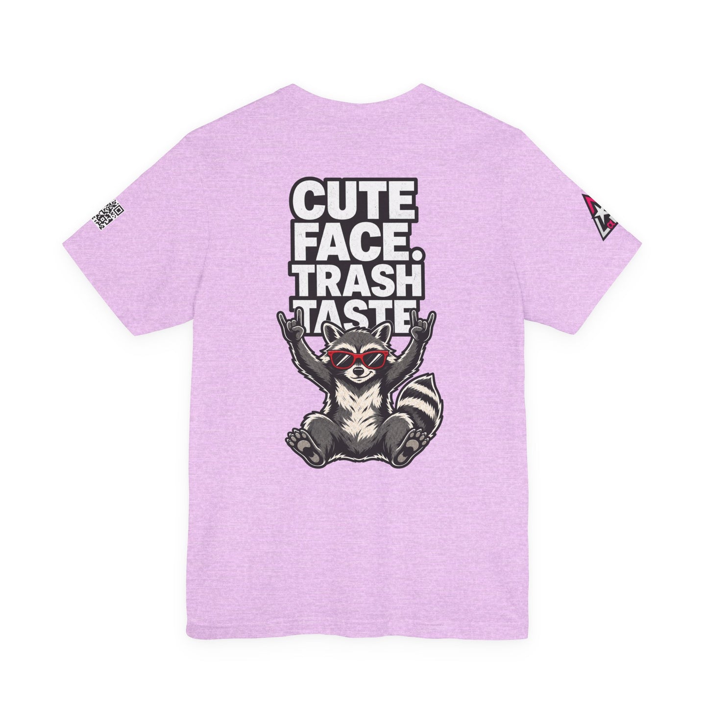 Cute Face, Trash Taste – Funny Raccoon Graphic Tee