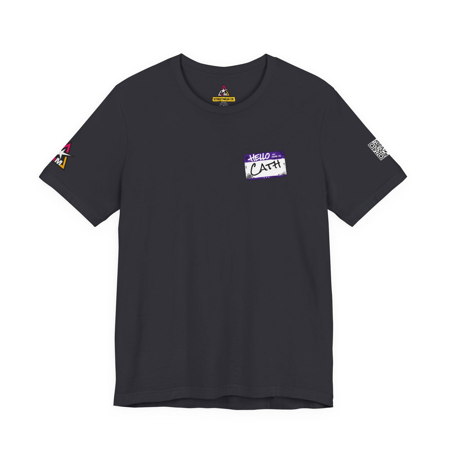 Custom Name Tag – Personalized Streetwear Graphic Tee