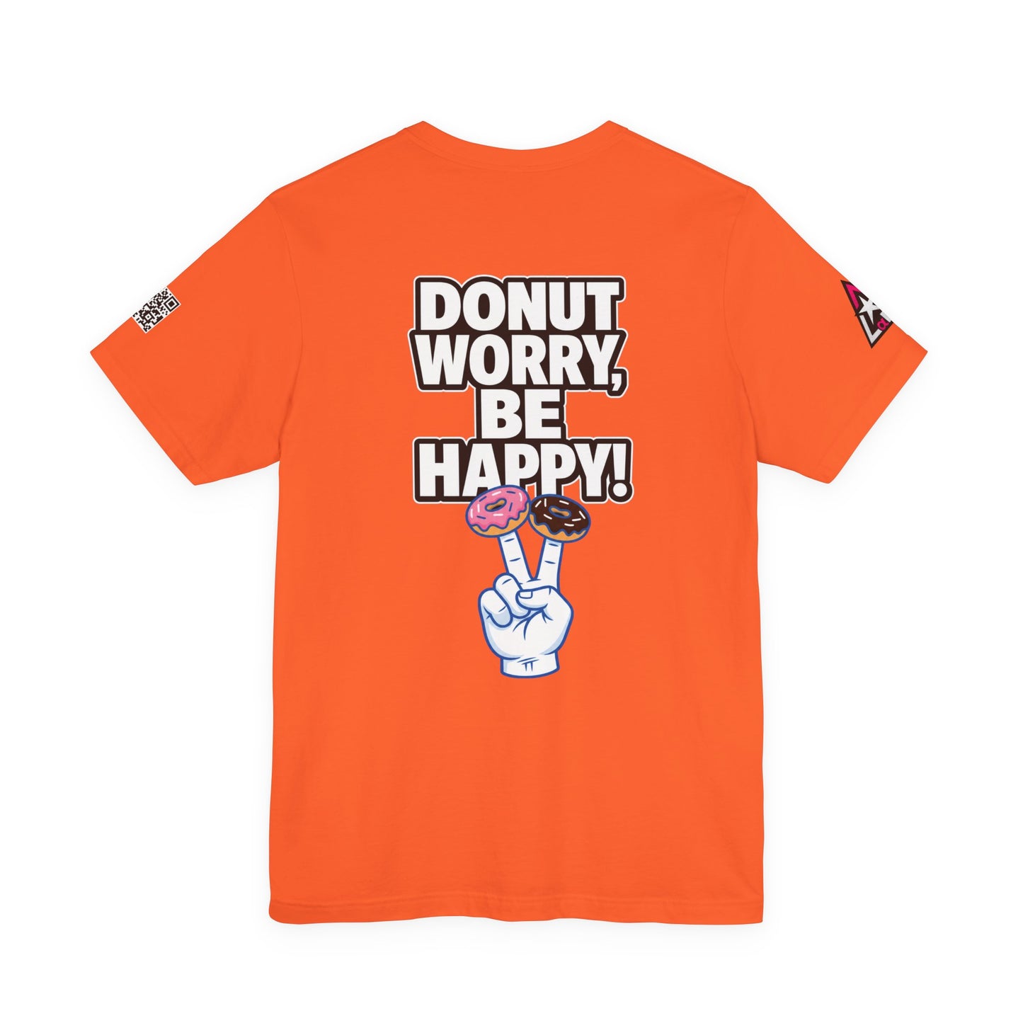 Donut Worry, Be Happy – Funny Donut Graphic Tee