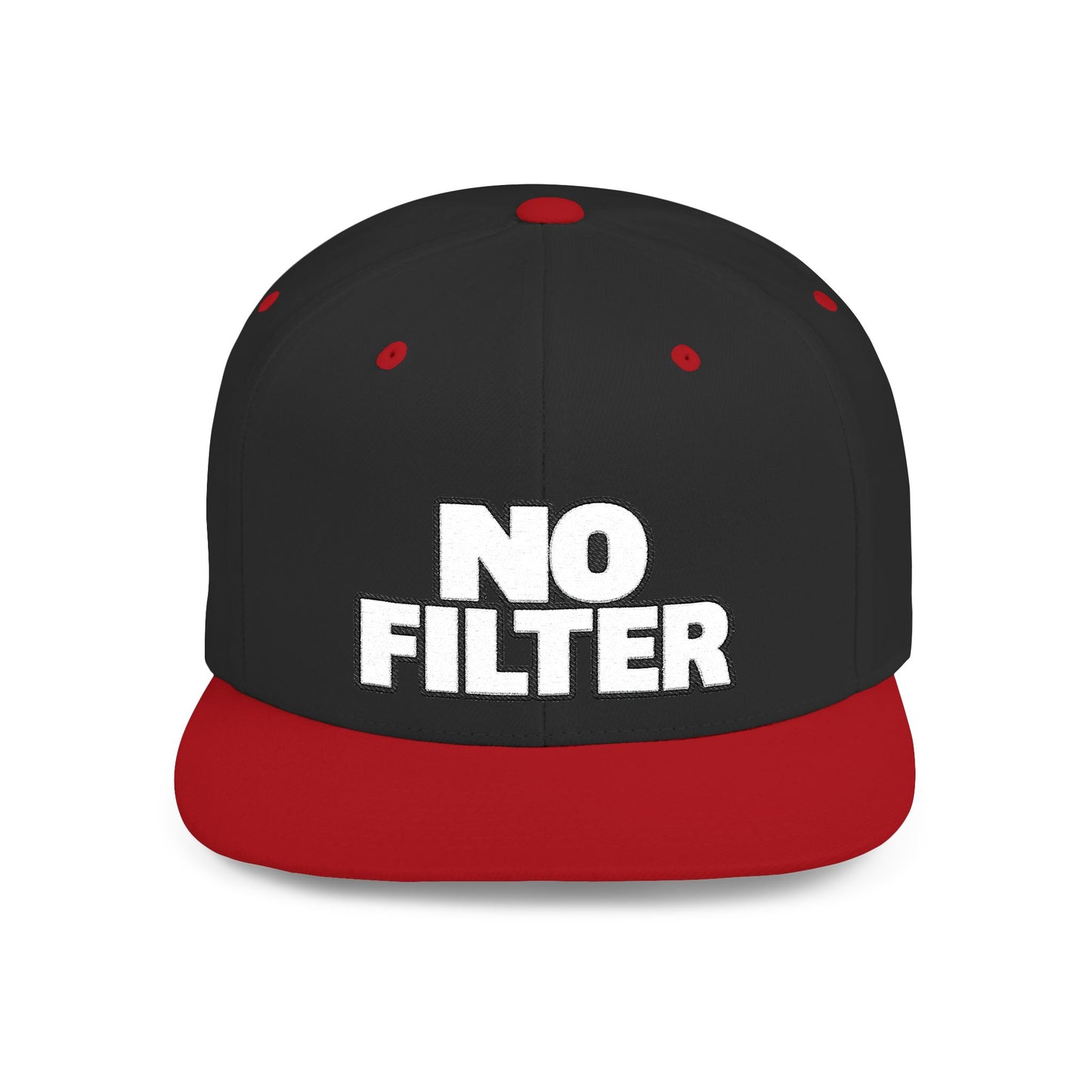 No Filter – Bold Sarcastic Streetwear Snapback