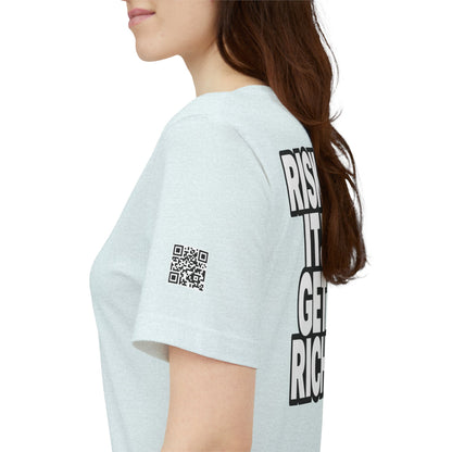 Risk It. Get Rich. – Bold Motivational Graphic Tee