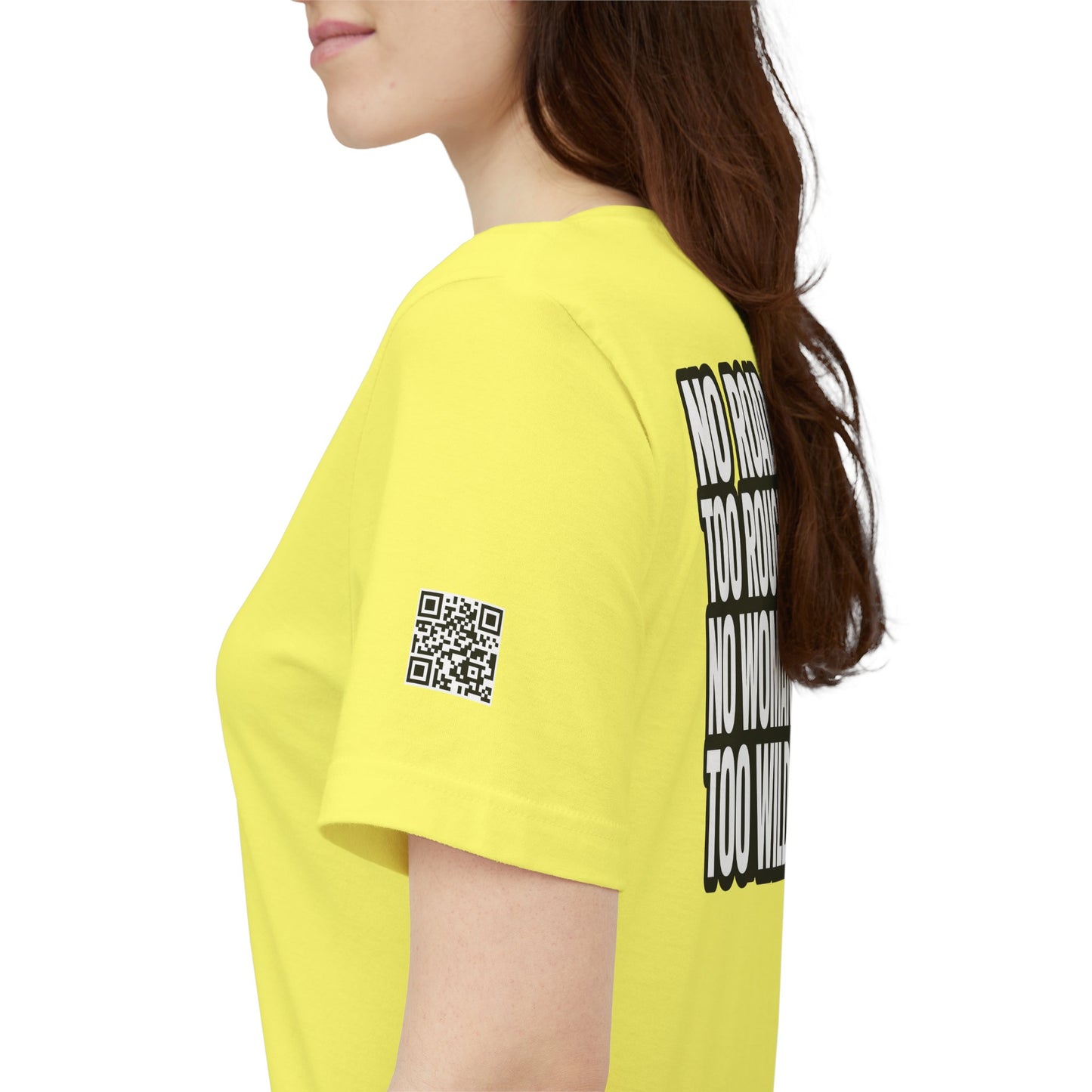 No Road Too Rough, No Woman Too Wild – Adventure Streetwear Graphic Tee
