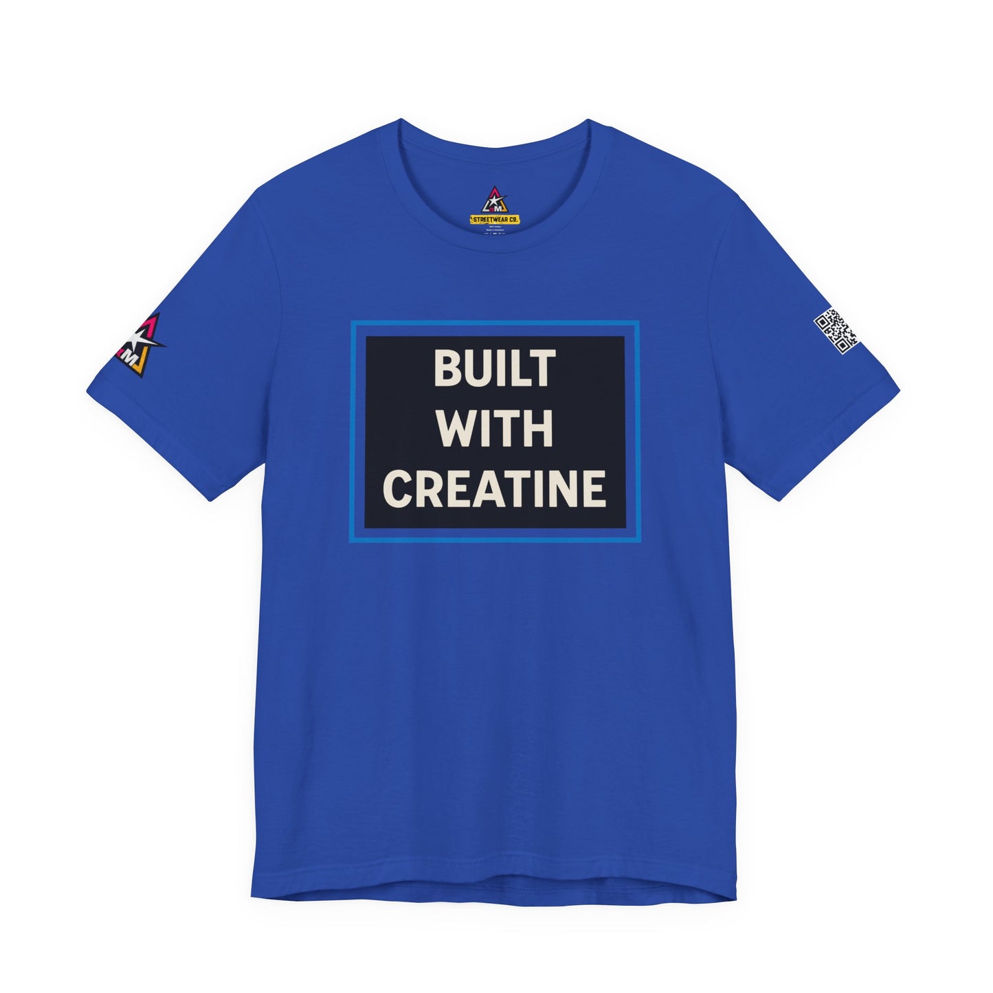 Built With Creatine Graphic T-Shirt | Gym Streetwear Tee | Bodybuilding & Fitness Shirt