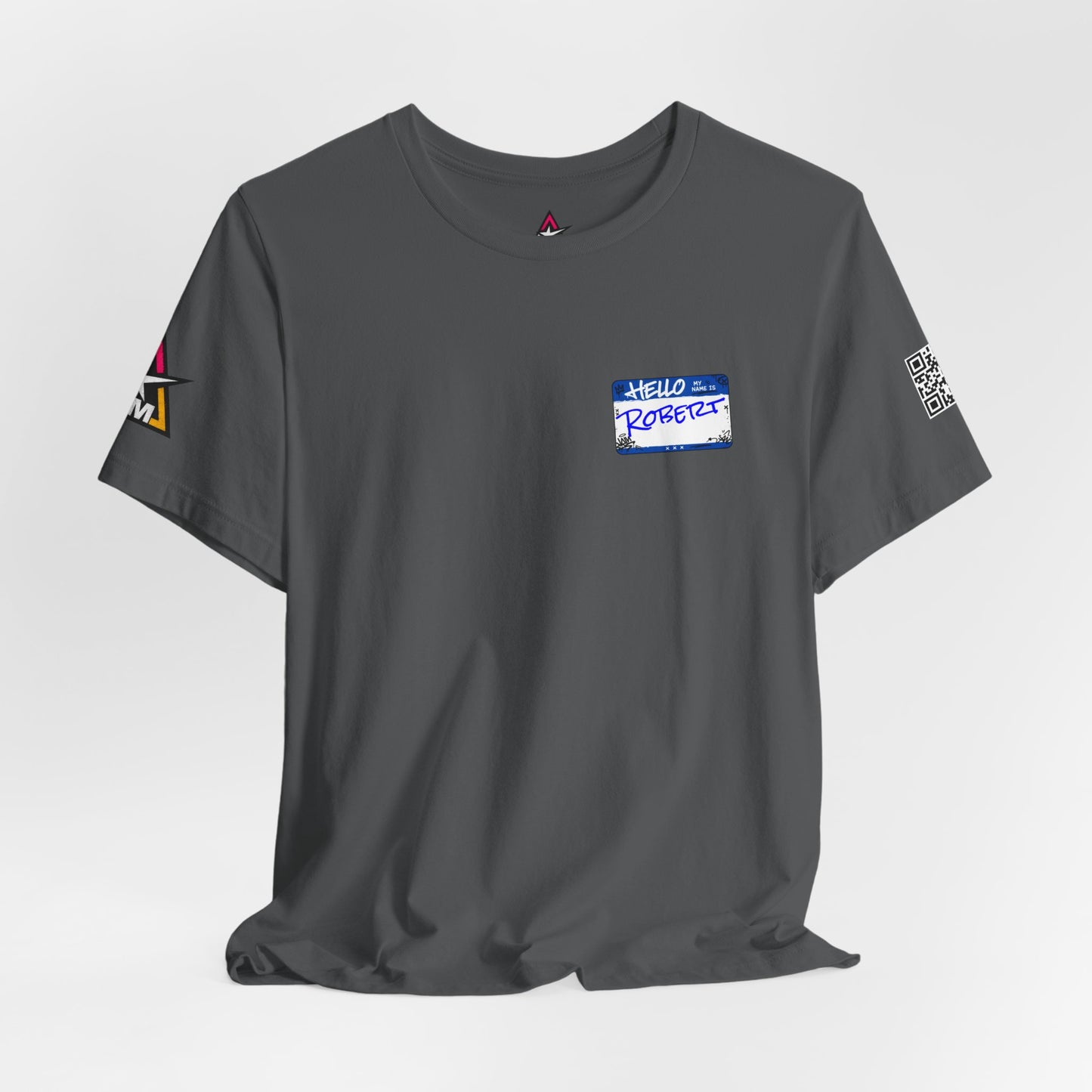 Custom Name Tag – Personalized Streetwear Graphic Tee