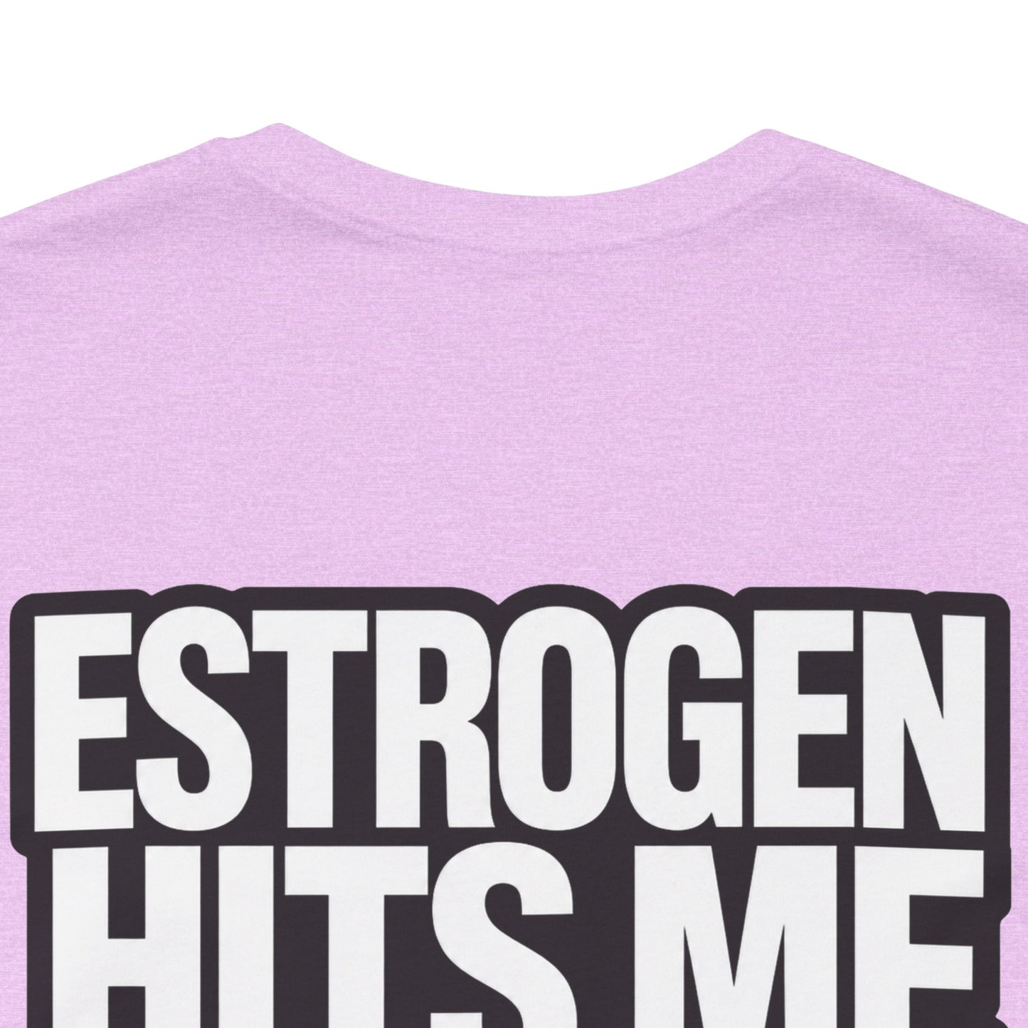 Estrogen Hits Me Like a Full Moon – Funny Hormone Graphic Tee