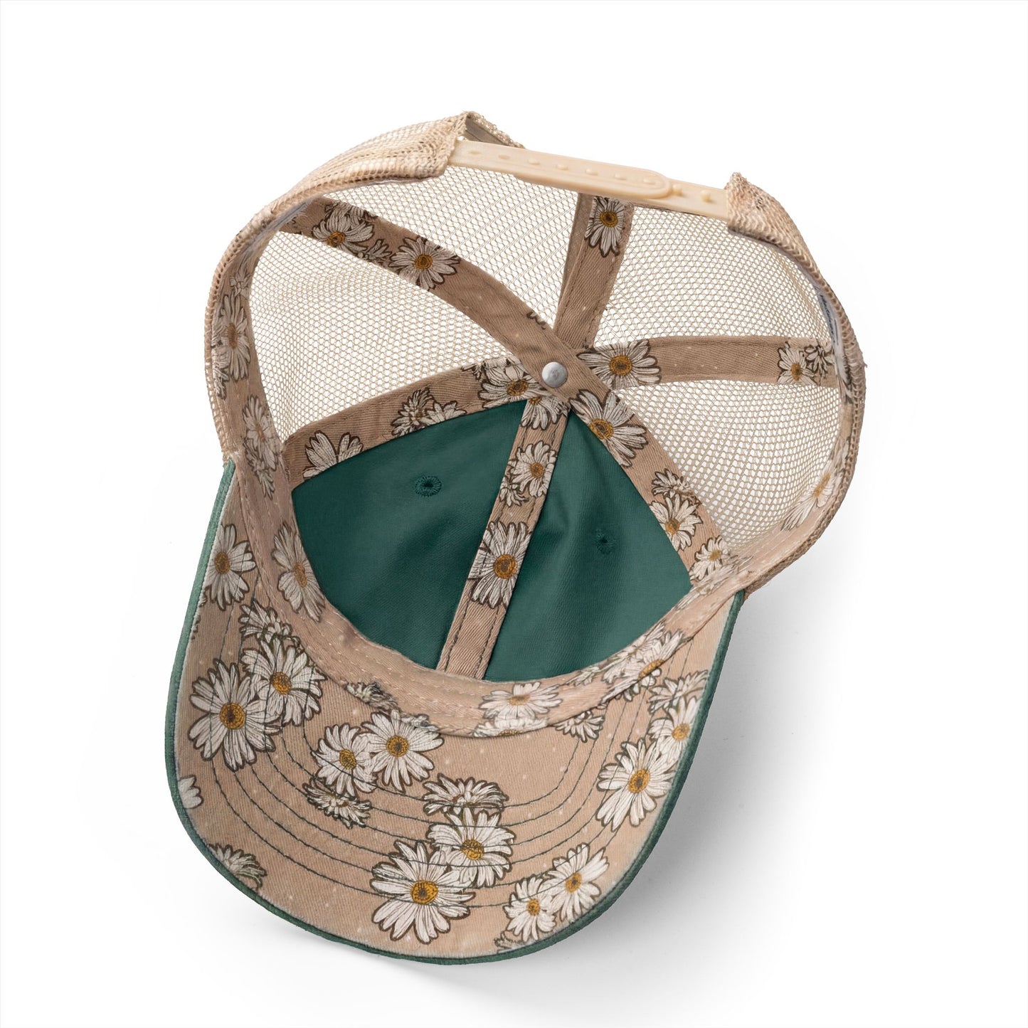 UNHINGED Embroidered Washed Mesh-Back Cap | Funny Ponytail Baseball Hat | Casual Women's Cap