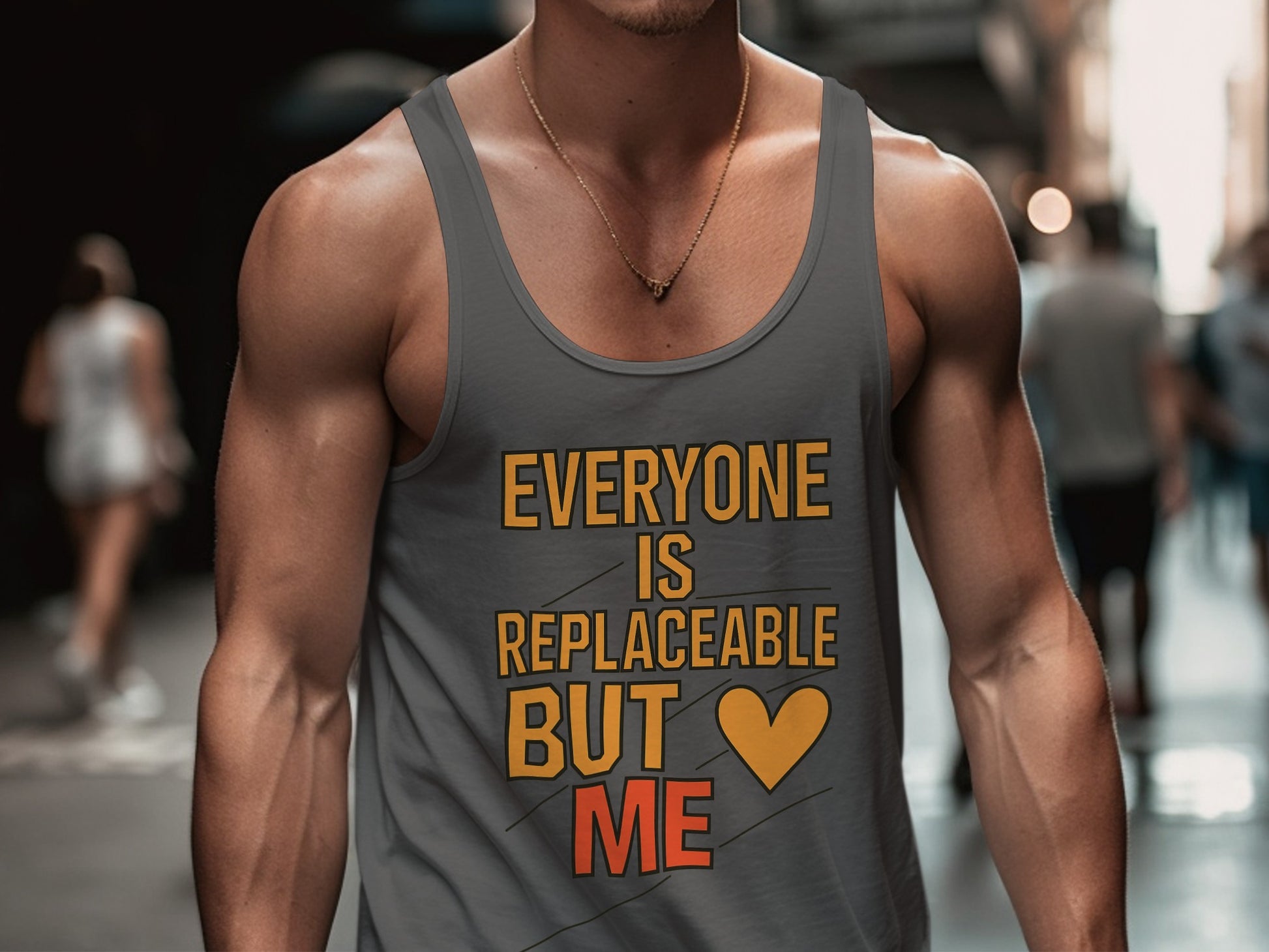 Everyone Is Replaceable But Me Heart Tank Top product
