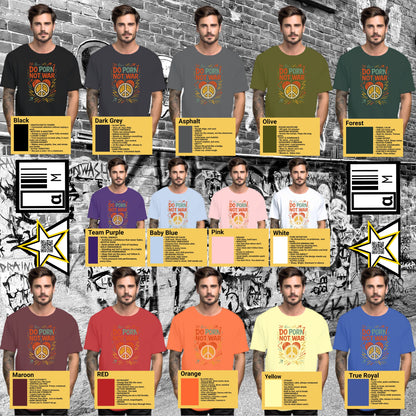 Peace Sign Do Porr Not War Graphic T-Shirt product