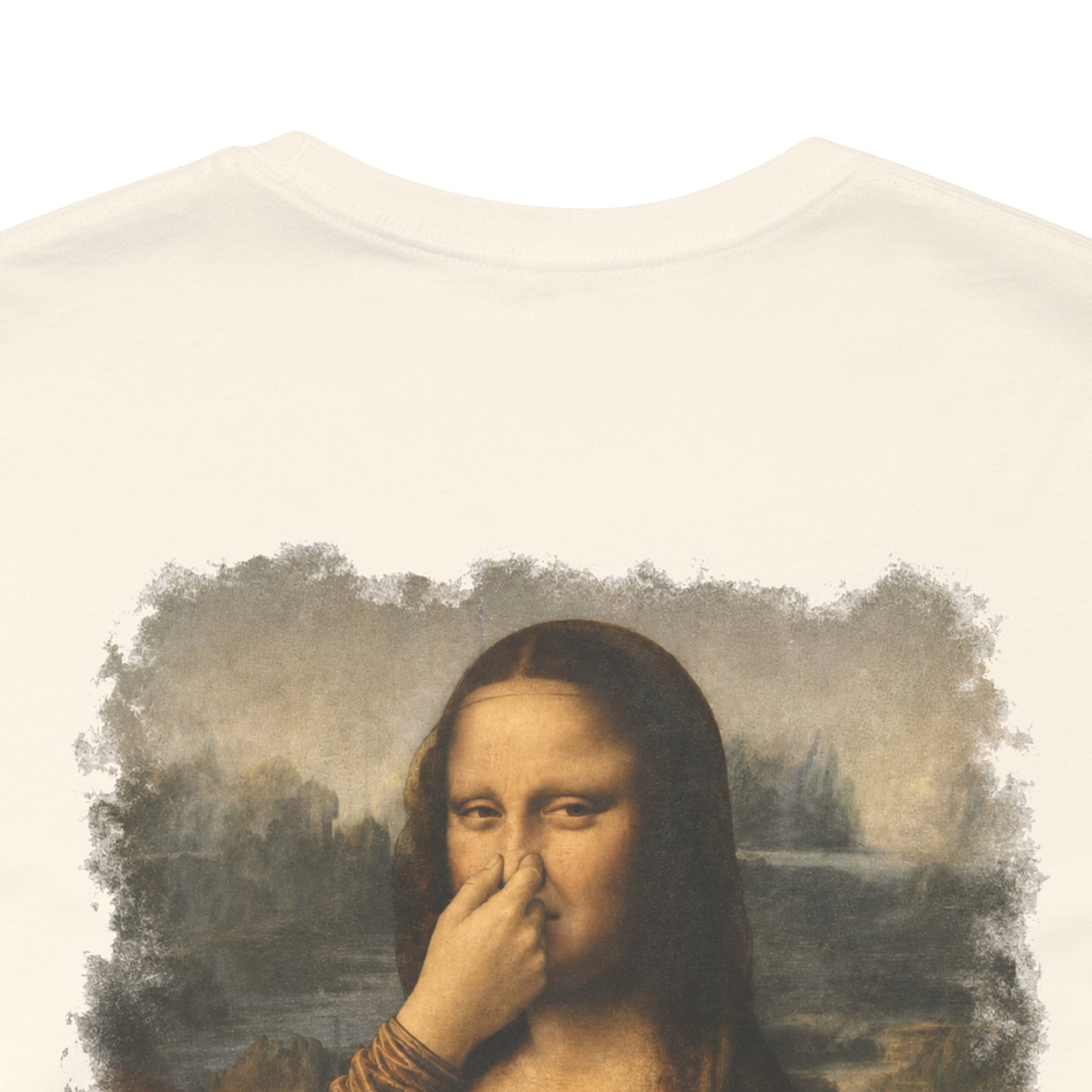 Something Stinks – Funny Mona Lisa Parody Graphic Tee