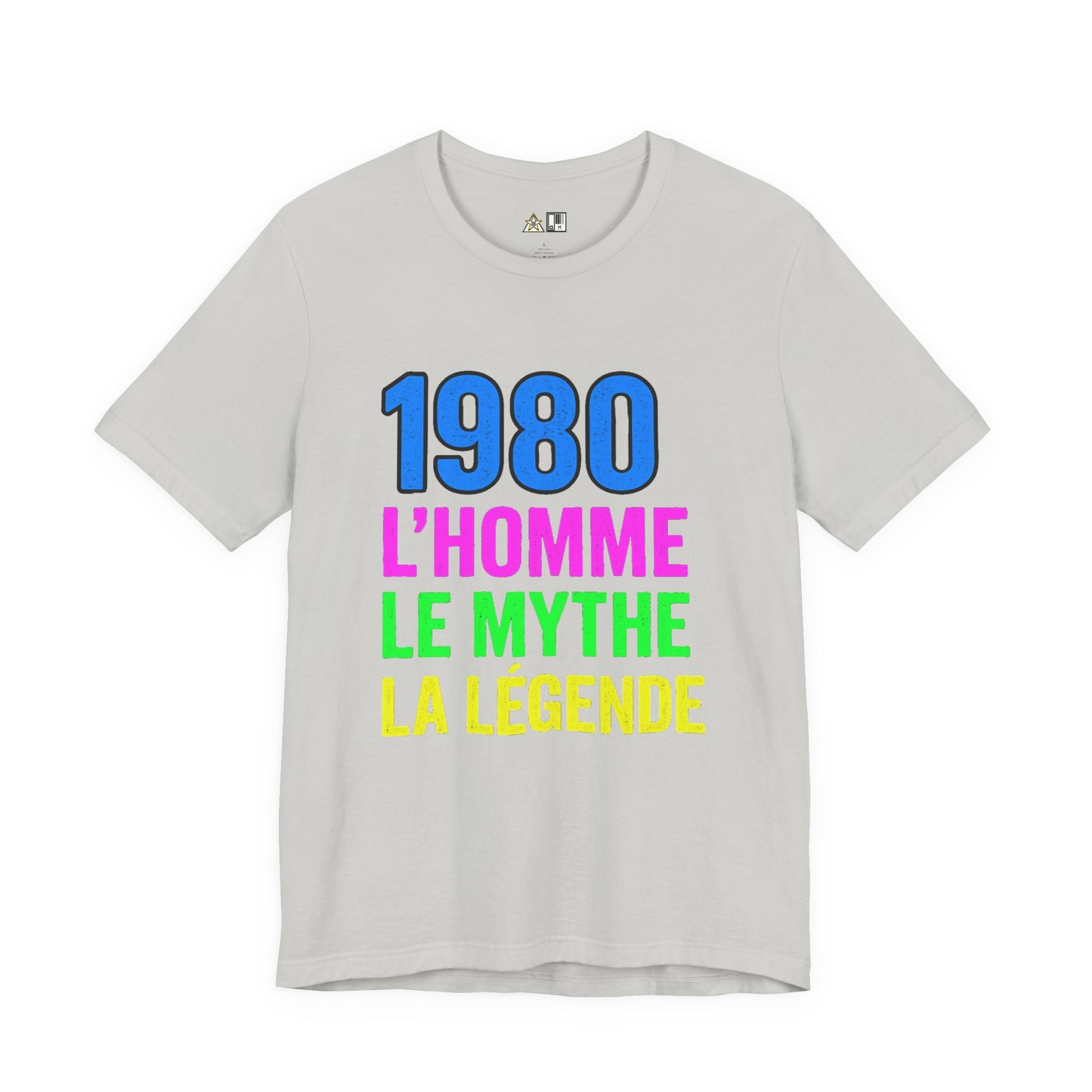 Born a Legend Since 1980 (editable French)– Unisex Streetwear Graphic Tee