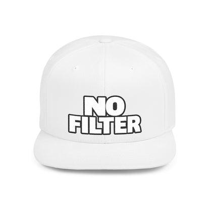 No Filter – Bold Sarcastic Streetwear Snapback