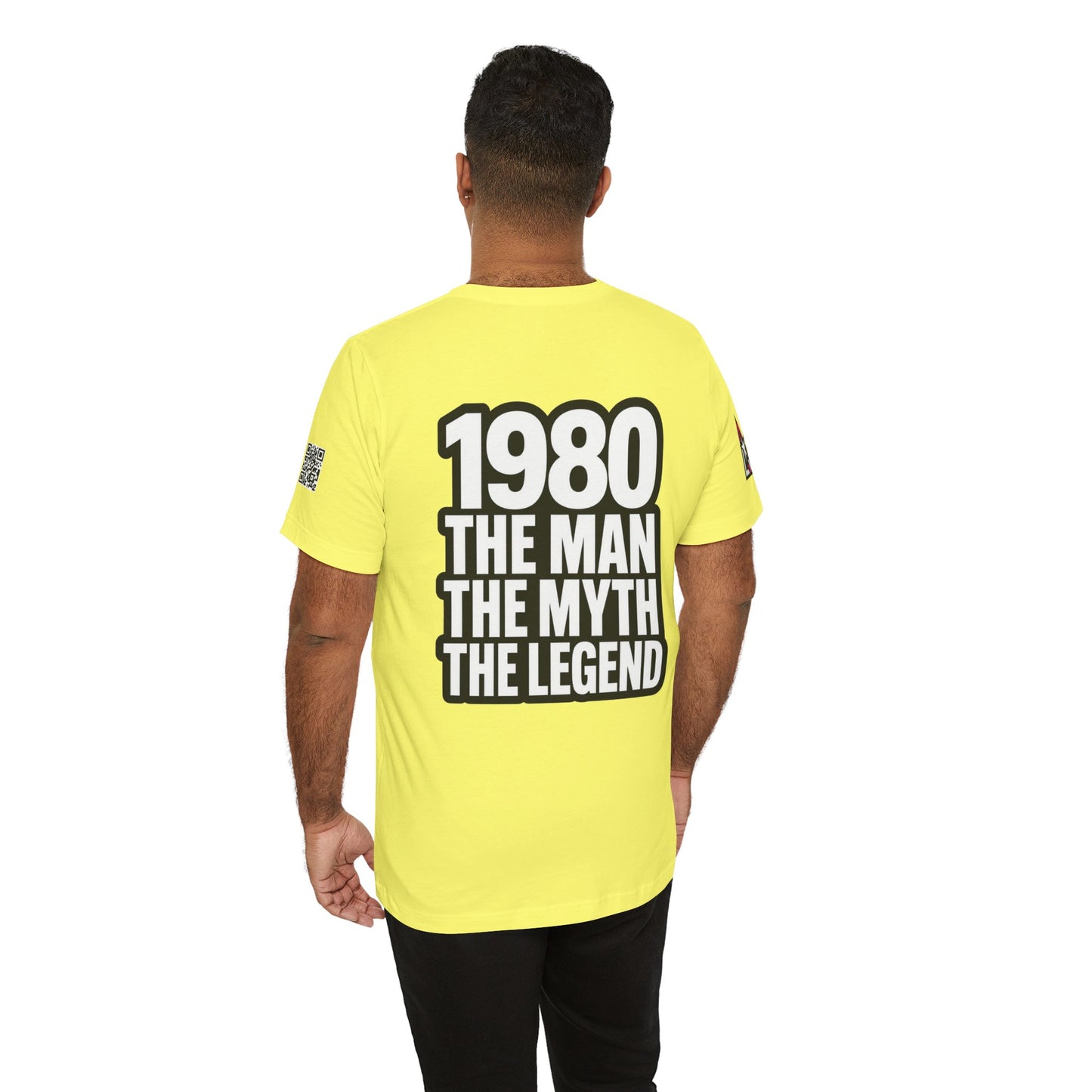 1980 The Man The Myth The Legend Graphic T-Shirt | 1980 Birthday Tee | Vintage Legend Shirt