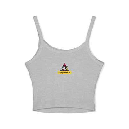 WORTH IT | Funny Dating Graphic Spaghetti Tank | Flirty Confidence Streetwear