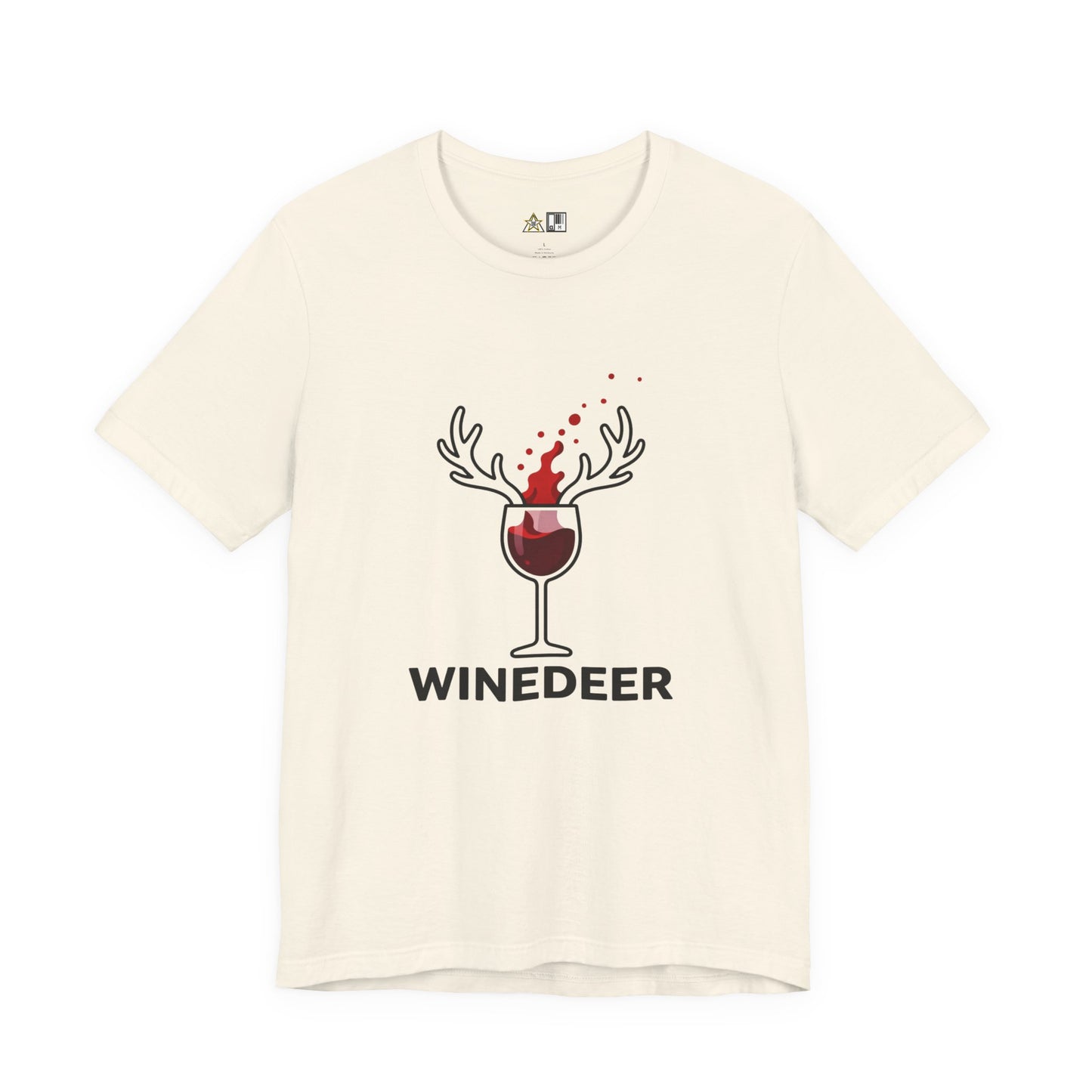 Wine Deer Authority – Unisex Bold Graphic Streetwear Tee
