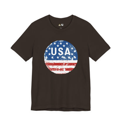 USA Legacy Badge – Unisex Streetwear Graphic Tee