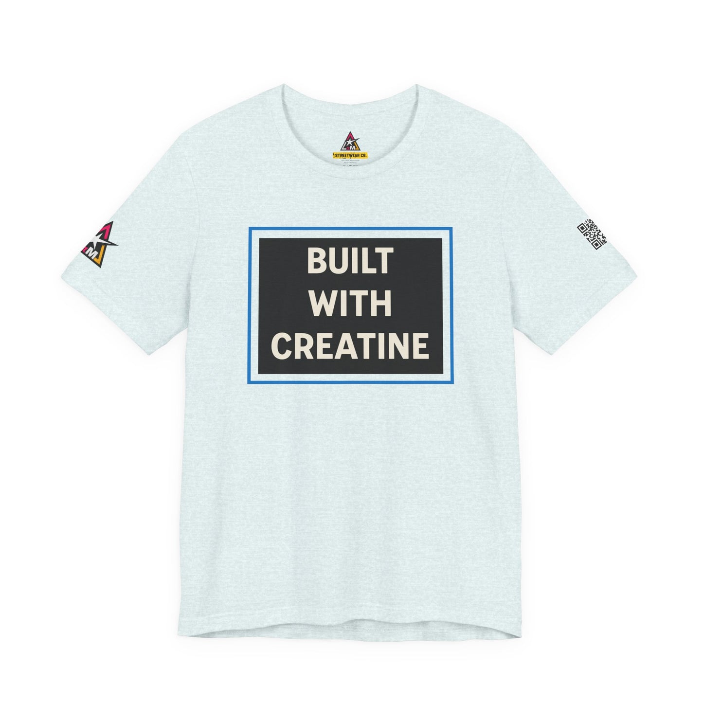 Built With Creatine Graphic T-Shirt | Gym Streetwear Tee | Bodybuilding & Fitness Shirt