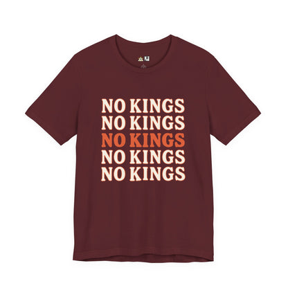 No Kings Pattern Dominance – Unisex Streetwear Graphic Tee