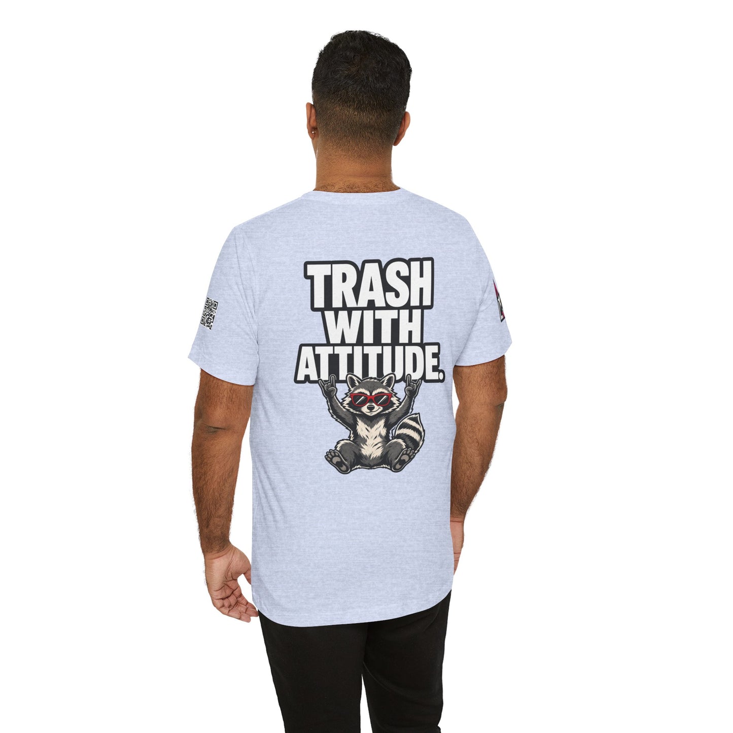 Trash With Attitude – Funny Raccoon Graphic Tee