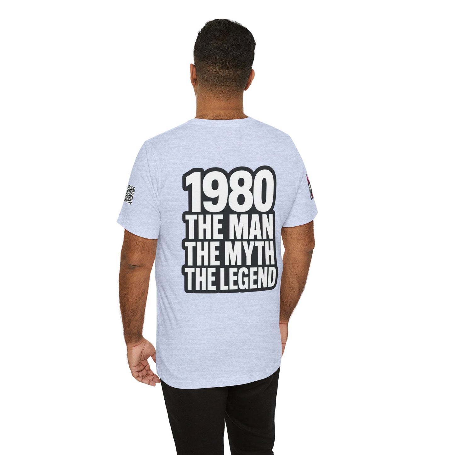 1980 The Man The Myth The Legend Graphic T-Shirt | 1980 Birthday Tee | Vintage Legend Shirt