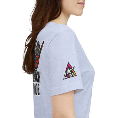 Beach Mode Graphic T-Shirt | Shaka Hand Tropical Tee | Summer Streetwear