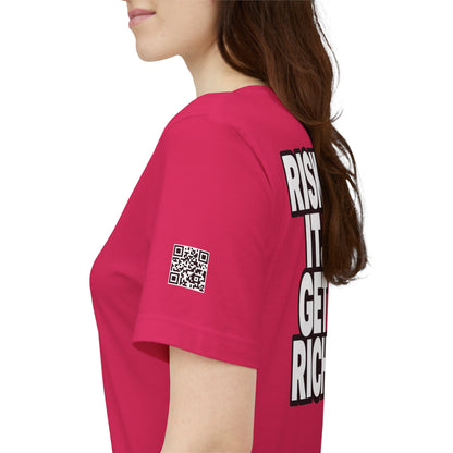 Risk It. Get Rich. – Bold Motivational Graphic Tee