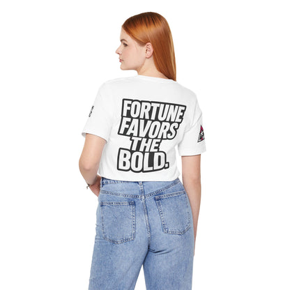 Fortune Favors the Bold – Motivational Streetwear Graphic Tee