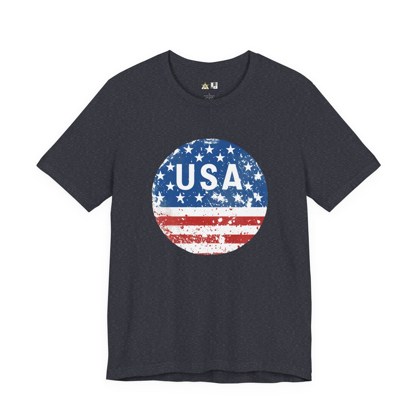 USA Legacy Badge – Unisex Streetwear Graphic Tee