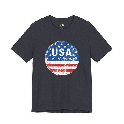 USA Legacy Badge – Unisex Streetwear Graphic Tee