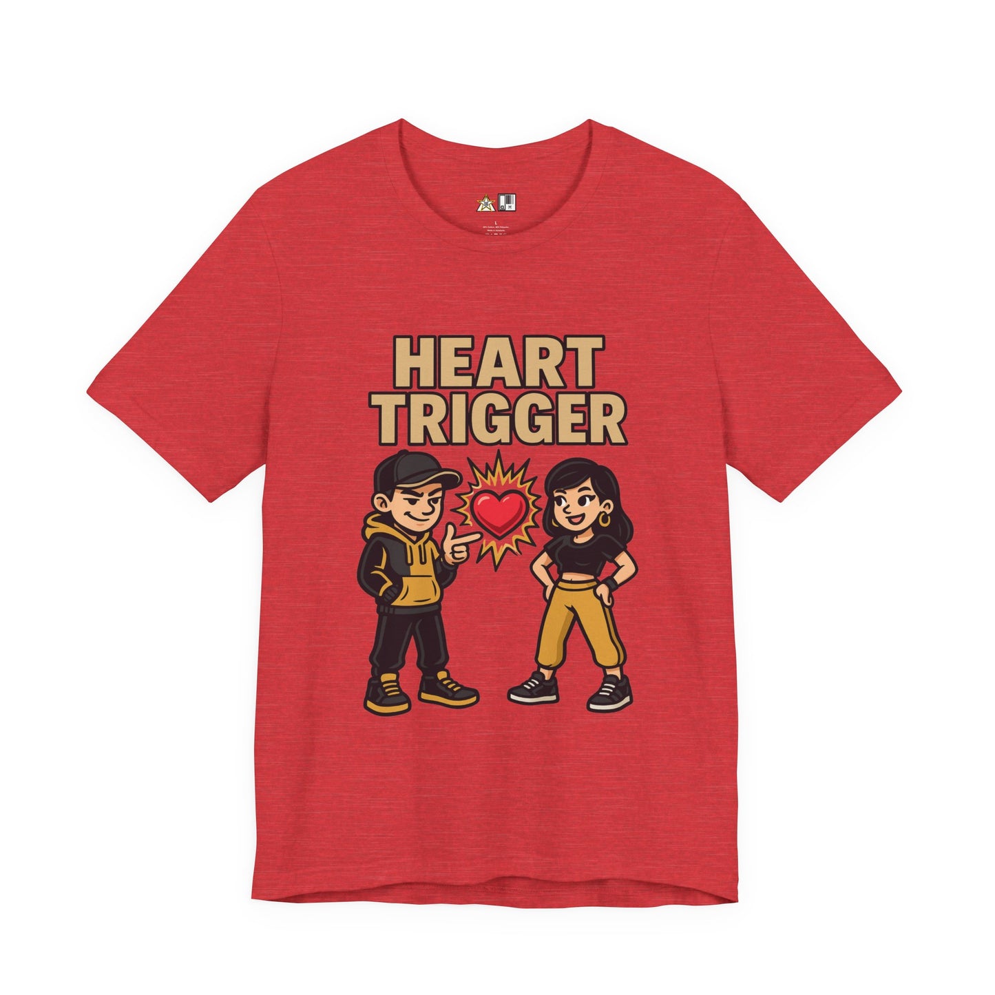 Heart Trigger – Unisex Streetwear Graphic Tee
