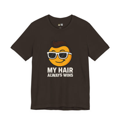 My Hair Always Wins Attitude Tee – Unisex Streetwear Graphic Tee