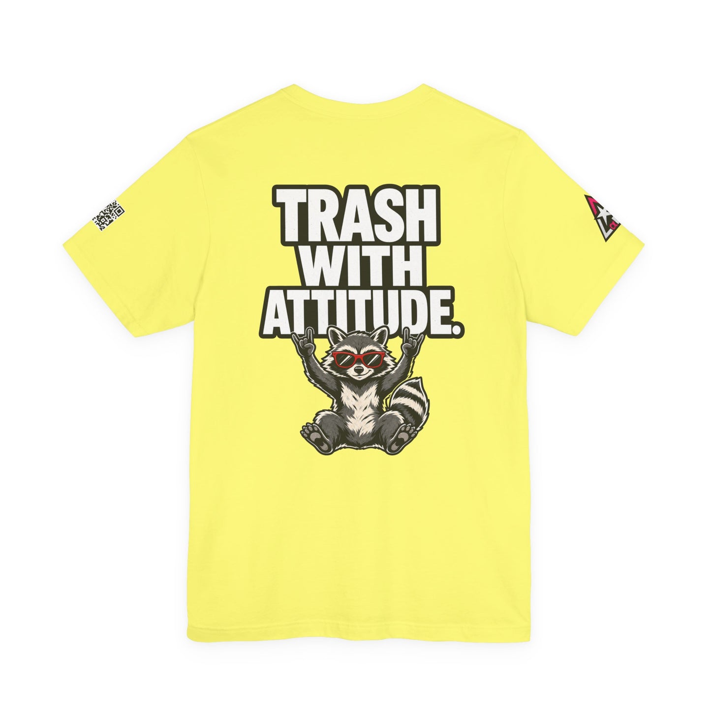 Trash With Attitude – Funny Raccoon Graphic Tee