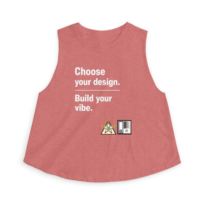 Custom Alpha Crop Top Choose Your Design Build Your Vibe for womens
