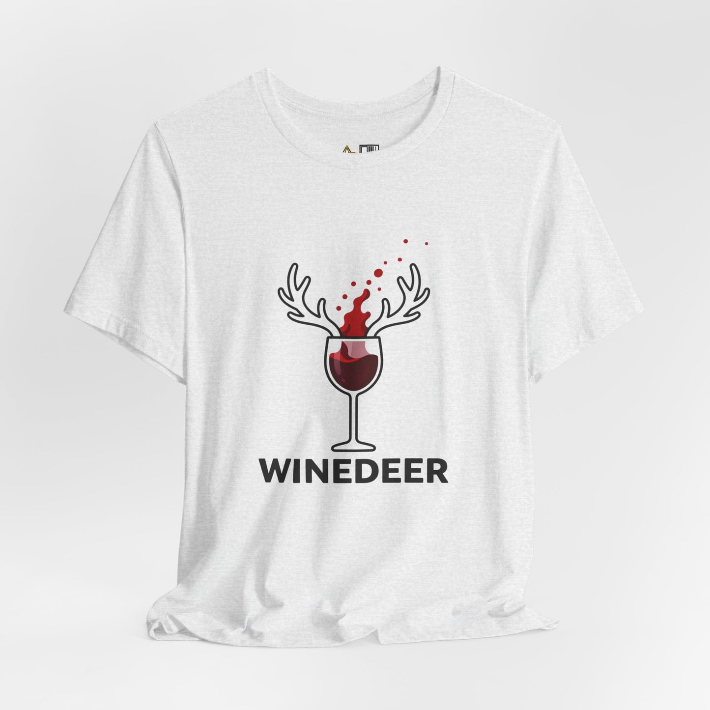 Wine Deer Authority – Unisex Bold Graphic Streetwear Tee