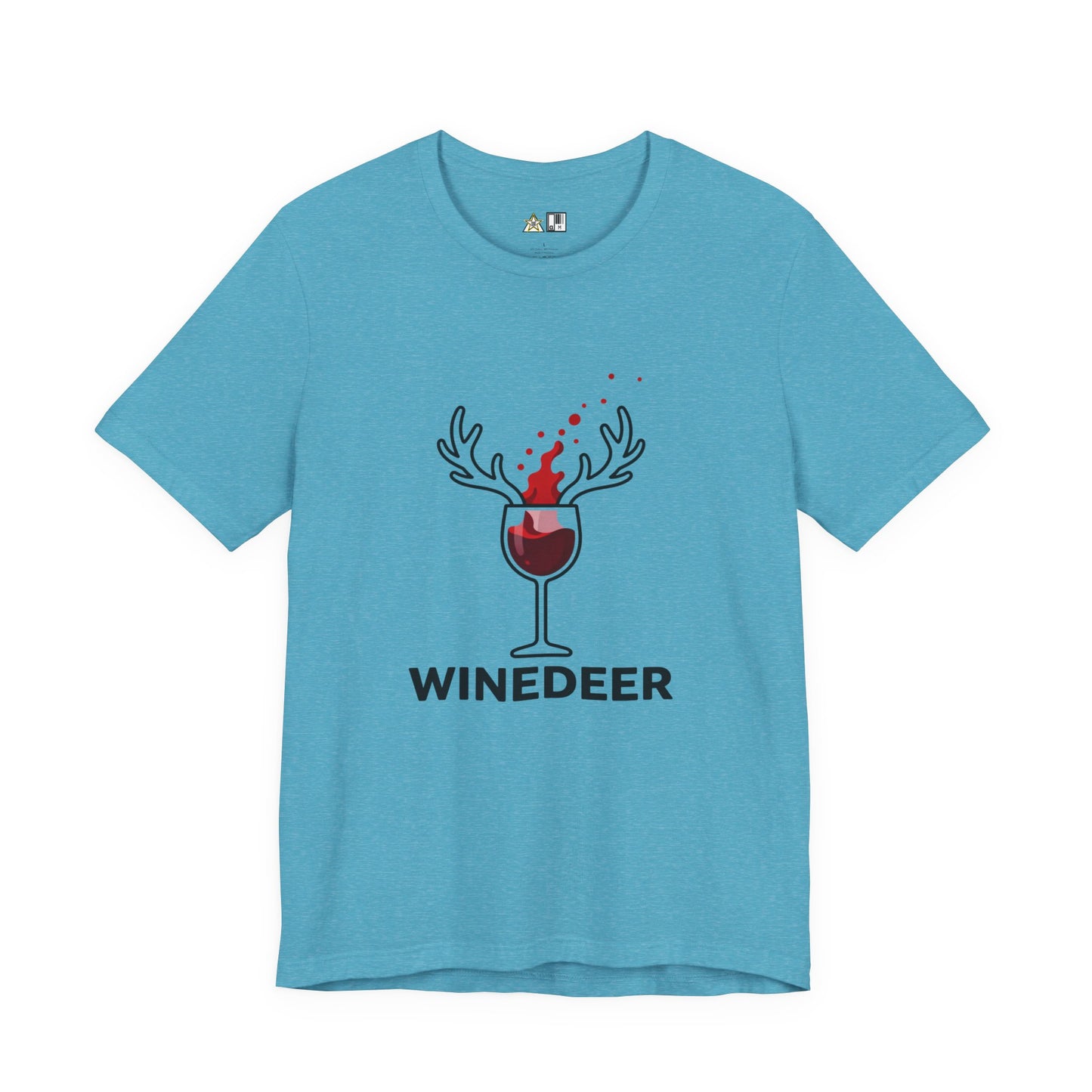 Wine Deer Authority – Unisex Bold Graphic Streetwear Tee