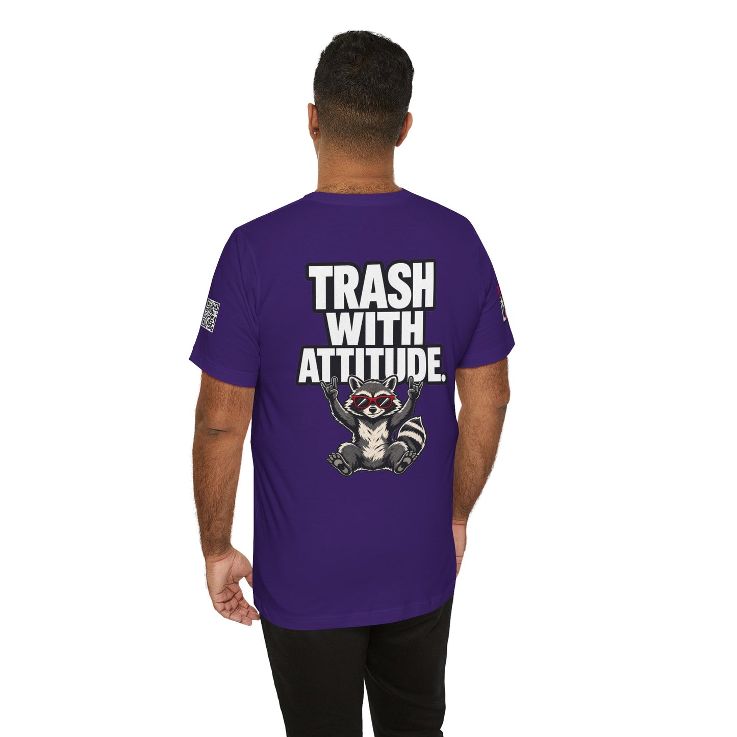 Trash With Attitude – Funny Raccoon Graphic Tee