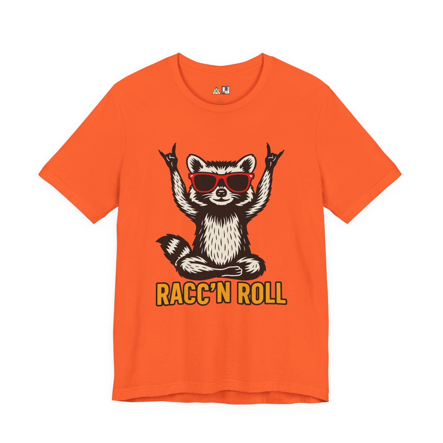 Racc’n Roll Attitude Tee – Unisex Streetwear Graphic Tee
