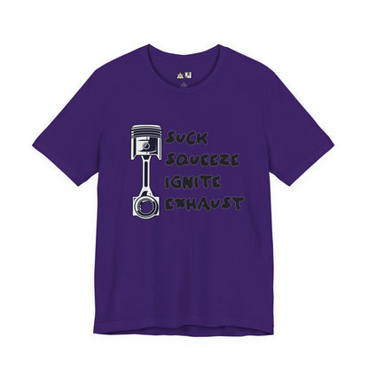 Suck Squeeze Ignite Exhaust Mindset – Unisex Streetwear Graphic Tee