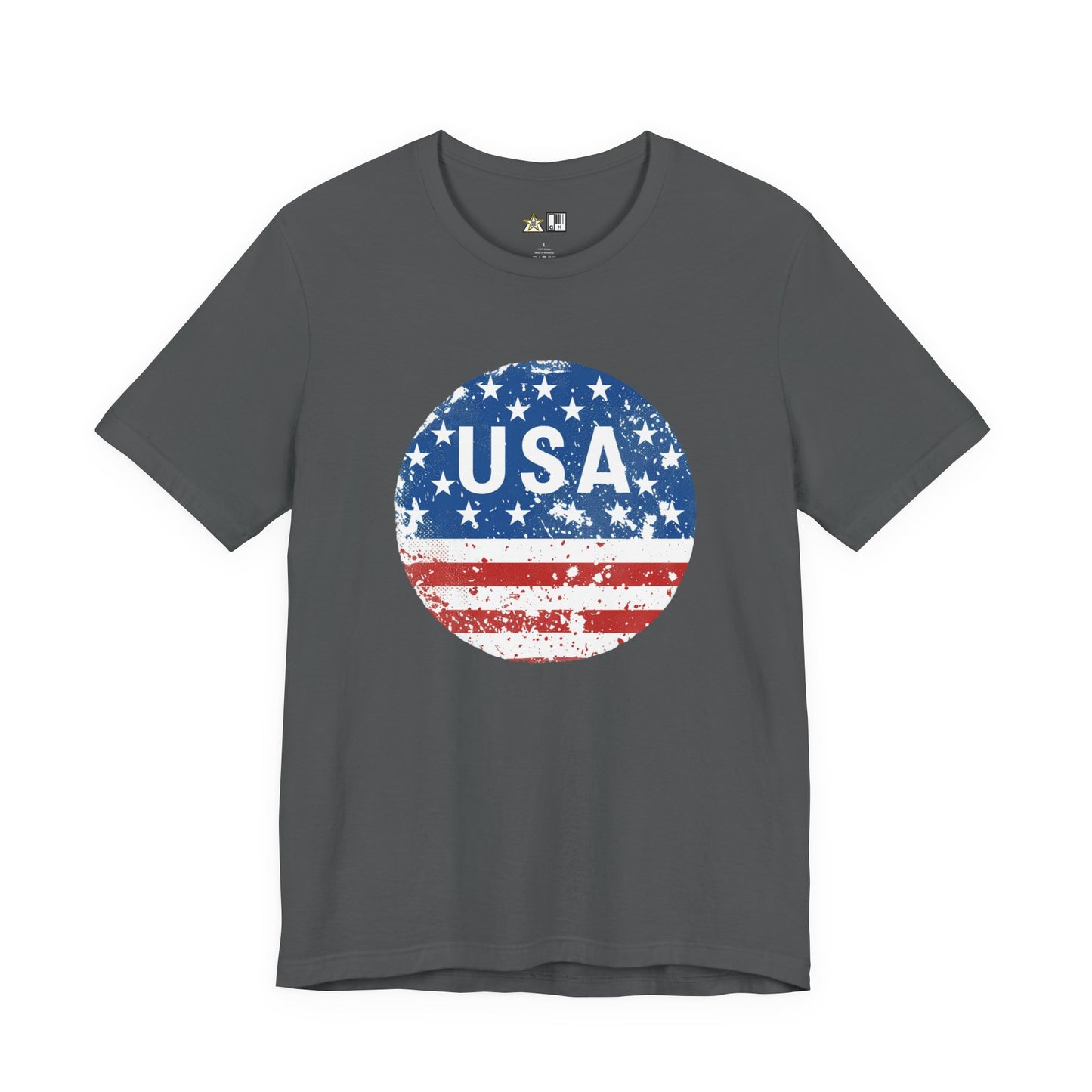 USA Legacy Badge – Unisex Streetwear Graphic Tee